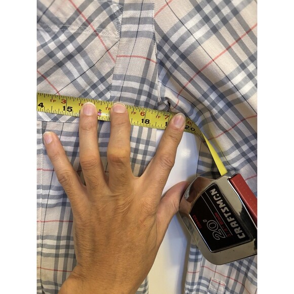 Pendleton Woolen Mills 100% Cotton Plaid Shirt tapered Women's Size XL - Picture 9 of 10